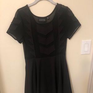 Black MinkPink dress - sheer top